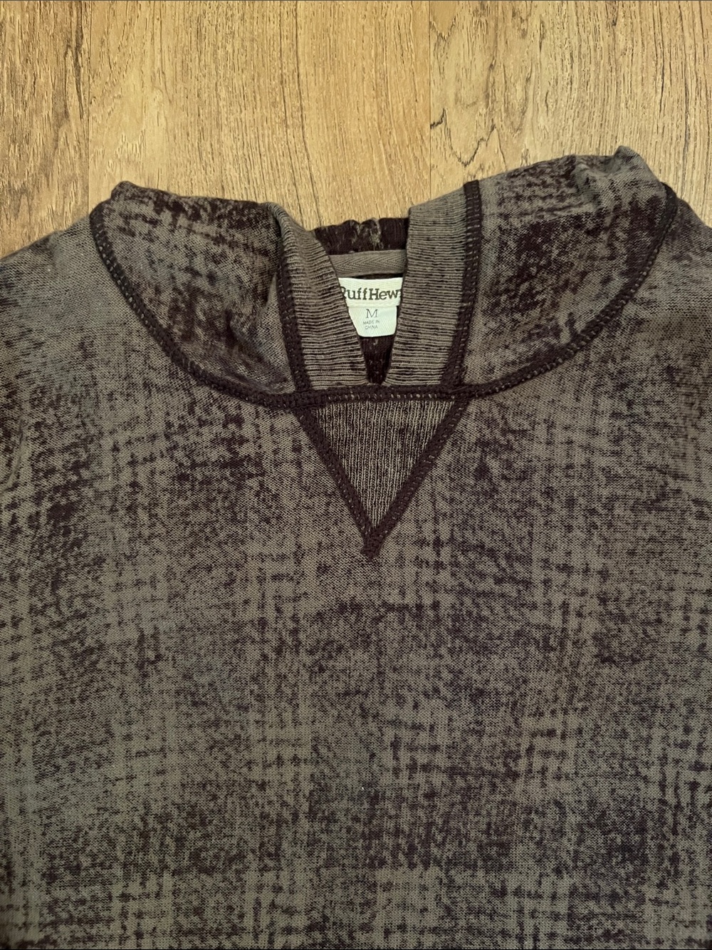 Ruff Hewn Hooded Patterned Pullover - Picture 2 of 7